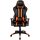 CANYON Fobos GС-3 Gaming chair, PU leather, Cold molded foam, Metal Frame, Top gun mechanism, 90-165 dgree, 2D armrest, Class 4 gas lift, Nylon 5 Stars Base, 60mm PU caster, black+Orange.