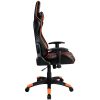 CANYON Fobos GС-3 Gaming chair, PU leather, Cold molded foam, Metal Frame, Top gun mechanism, 90-165 dgree, 2D armrest, Class 4 gas lift, Nylon 5 Stars Base, 60mm PU caster, black+Orange.