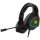 CANYON Shadder GH-6, RGB gaming headset with Microphone, Microphone frequency response: 20HZ~20KHZ, ABS+ PU leather, USB*1*3.5MM jack plug, 2.0M PVC cable, weight: 300g, Black