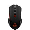 CANYON Star Raider GM-1 Optical Gaming Mouse with 6 programmable buttons, Pixart optical sensor, 4 levels of DPI and up to 3200, 3 million times key life, 1.65m PVC USB cable,rubber coating su...