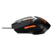 CANYON Vigil GM-2 Optical Gaming Mouse with 6 programmable buttons, Pixart optical sensor, 4 levels of DPI and up to 3200, 3 million times key life, 1.65m PVC USB cable,rubber coating surface ...