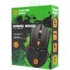 CANYON Vigil GM-2 Optical Gaming Mouse with 6 programmable buttons, Pixart optical sensor, 4 levels of DPI and up to 3200, 3 million times key life, 1.65m PVC USB cable,rubber coating surface ...