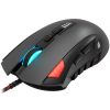 CANYON Merkava GM-15,Gaming Mouse with 12 programmable buttons, Sunplus 6662 optical sensor, 6 levels of DPI and up to 5000, 10 million times key life, 1.8m Braided cable, UPE feet and colorfu...