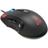 CANYON Merkava GM-15,Gaming Mouse with 12 programmable buttons, Sunplus 6662 optical sensor, 6 levels of DPI and up to 5000, 10 million times key life, 1.8m Braided cable, UPE feet and colorfu...