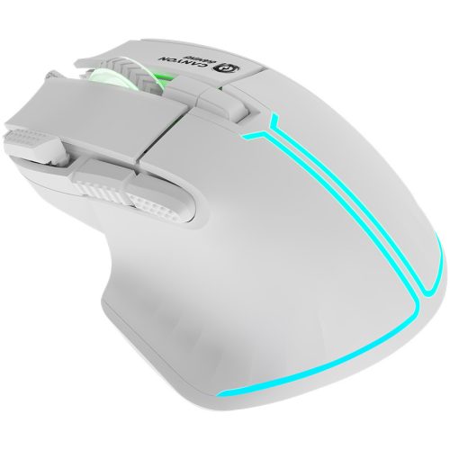CANYON Fortnax GM-636, 9keys Gaming wired mouse,Sunplus 6662, DPI up to 20000, Huano 5million switch, RGB lighting effects, 1.65M braided cable, ABS material. size: 113*83*45mm, weight: 102g, ...
