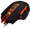 CANYON Optical gaming mouse, adjustable DPI setting 800/1000/1200/1600/2400/3200/4800/6400, LED backlight, moveable weight slot and retractable top cover for comfortable usage