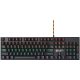 CANYON Wired black Mechanical keyboard With colorful lighting system104PCS rainbow backlight LED,also can custmized backlight,1.8M braided cable length,rubber feet,English layout double inject...