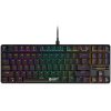 CANYON Cometstrike TKL GK-50, 87keys Mechanical keyboard, 50million times life, with VS11K30A solution, GTMX red switch, Rainbow backlight, 20 modes, 1.8m PVC cable, metal material + ABS, US l...