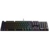 CANYON Cometstrike TKL GK-55, 104keys Mechanical keyboard, 50million times life, with VS11K28A solution, GTMX red switch, RGB backlight, 18 modes, 1.8m PVC cable, metal material + ABS, US layo...