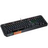 CANYON Hazard GK-6, Wired multimedia gaming keyboard with lighting effect, 108pcs rainbow LED, Numbers 104keys, EN double injection layout, cable length 1.8M, 450.5*163.7*42mm, 0.90kg, color b...