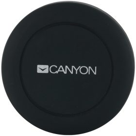   CANYON CH-2 Car Holder for Smartphones,magnetic suction function,with 2 plates(rectangle/circle), black,44*44*40mm 0.035kg