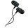 CANYON Stereo earphones with microphone, 1.2M, dark gray