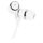 CANYON Stereo earphones with microphone, White