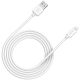 CANYON Lightning USB Cable for Apple, round, 1M, White