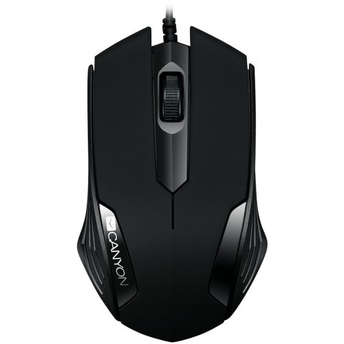 CANYON Optical wired mice, 3 buttons, DPI 1000, Black