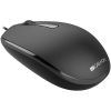 CANYON M-10, Canyon Wired optical mouse with 3 buttons, DPI 1000, with 1.5M USB cable, black, 65*115*40mm, 0.1kg