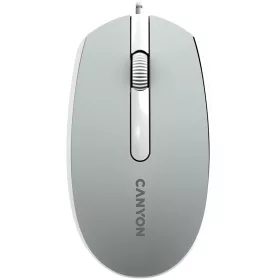   Canyon Wired  optical mouse with 3 buttons, DPI 1000, with 1.5M USB cable,Dark grey, 65*115*40mm, 0.1kg