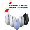 Canyon Wired  optical mouse with 3 buttons, DPI 1000, with 1.5M USB cable, Mountain lavender, 65*115*40mm, 0.1kg