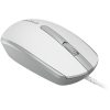 Canyon Wired  optical mouse with 3 buttons, DPI 1000, with 1.5M USB cable,White grey, 65*115*40mm, 0.1kg