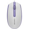 Canyon Wired  optical mouse with 3 buttons, DPI 1000, with 1.5M USB cable,White lavender, 65*115*40mm, 0.1kg