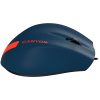 CANYON M-11, Wired Optical Mouse with 3 keys, DPI 1000 With 1.5M USB cable,Blue-Red,size 68*110*38mm,weight:0.072kg