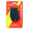 CANYON M-11, Wired Optical Mouse with 3 keys, DPI 1000 With 1.5M USB cable,Blue-Red,size 68*110*38mm,weight:0.072kg