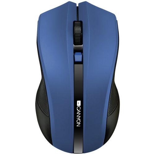 CANYON MW-5 2.4GHz wireless Optical Mouse with 4 buttons, DPI 800/1200/1600, Blue, 122*69*40mm, 0.067kg