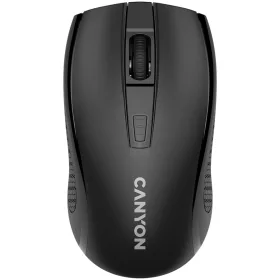   CANYON MW-7, 2.4Ghz wireless mouse, 6 buttons, DPI 800/1200/1600, with 1 AA battery ,size 110*60*37mm,58g,black