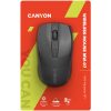 CANYON MW-7, 2.4Ghz wireless mouse, 6 buttons, DPI 800/1200/1600, with 1 AA battery ,size 110*60*37mm,58g,black