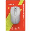 CANYON MW-7, 2.4Ghz wireless mouse, 6 buttons, DPI 800/1200/1600, with 1 AA battery ,size 110*60*37mm,58g,white