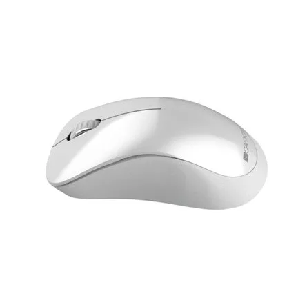 CANYON MW-11, 2.4 GHz  Wireless mouse ,with 3 buttons, DPI 1200, Battery:AAA*2pcs  ,pearl white grey67*109*38mm 0.063kg