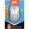 CANYON MW-11, 2.4 GHz  Wireless mouse ,with 3 buttons, DPI 1200, Battery:AAA*2pcs  ,pearl white grey67*109*38mm 0.063kg