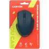 CANYON MW-15, 2.4GHz Wireless Optical Mouse with 4 buttons, DPI 800/1200/1600, Dark Blue, 115*77*38mm, 0.064kg