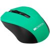 CANYON MW-1 2.4GHz wireless optical mouse with 4 buttons, DPI 800/1200/1600, Green, 103.5*69.5*35mm, 0.06kg