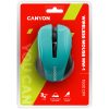 CANYON MW-1 2.4GHz wireless optical mouse with 4 buttons, DPI 800/1200/1600, Green, 103.5*69.5*35mm, 0.06kg