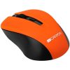 CANYON MW-1 2.4GHz wireless optical mouse with 4 buttons, DPI 800/1200/1600, Orange, 103.5*69.5*35mm, 0.06kg