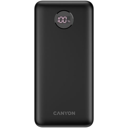 CANYON  PB-2002 Power bank 20000mAh Li-poly battery, Input Type-C 5V3A,9V2A,18W  , Output Type-C：5V3A,9V2.2A,12V1.5A,20W, Output USBA1/USBA2：5V3A,5V/4.5A,4.5V/5A,9V2A,12V1.5A,22.5W147.5*69*28....