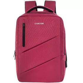   CANYON BPE-5, Laptop backpack for 15.6 inch, Product spec/size(mm): 400MM x300MM x 120MM(+60MM), Red, EXTERIOR materials:100% Polyester, Inner materials:100% Polyestermax weight (KGS): 12kgs