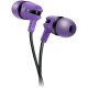 CANYON SEP-4 Stereo earphone with microphone, 1.2m flat cable, Purple, 22*12*12mm, 0.013kg