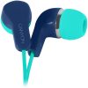 CANYON Stereo Earphones with inline microphone, Green+Blue