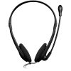 CANYON PC headset with microphone, volume control and adjustable headband, cable 1.8M, Black/Orange