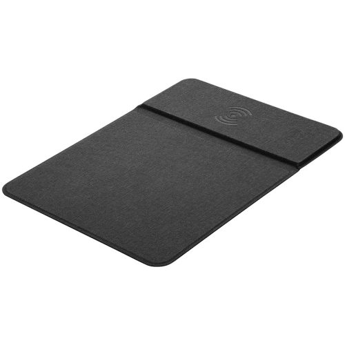 CANYON MP-W5, Mouse Mat with wireless charger, Input 5V/2A,9V2A Output 5W/7.5W/10W, 324*244*6mm, USB Type C cable length 1m, Black, 220g