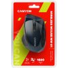 CANYON 2.4Ghz wireless mouse, optical tracking - blue LED, 6 buttons, DPI 1000/1200/1600, Blue Gray pearl glossy