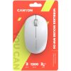 CANYON MW-04, Bluetooth Wireless optical mouse with 3 buttons, DPI 1200 , with1pc AA canyon turbo Alkaline battery,White, 103*61*38.5mm, 0.047kg