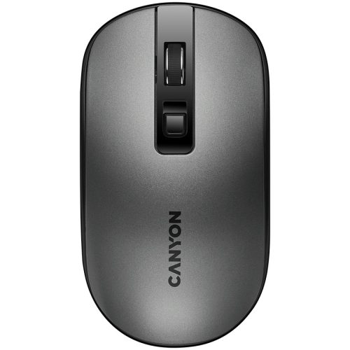 CANYON MW-18, 2.4GHz Wireless Rechargeable Mouse with Pixart sensor, 4keys, Silent switch for right/left keys,Add NTC DPI: 800/1200/1600, Max. usage 50 hours for one time full charged, 300mAh ...