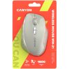 CANYON MW-21, 2.4 GHz Wireless mouse ,with 7 buttons, DPI 800/1200/1600, Battery: AAA*2pcs,Cosmic Latte,72*117*41mm, 0.075kg