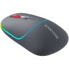 CANYON MW-22, 2 in 1 Wireless optical mouse with 4 buttons,Silent switch for right/left keys,DPI 800/1200/1600, 2 mode(BT/ 2.4GHz),  650mAh Li-poly battery,RGB backlight,Dark grey, cable lengt...