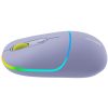 CANYON MW-22, 2 in 1 Wireless optical mouse with 4 buttons,Silent switch for right/left keys,DPI 800/1200/1600, 2 mode(BT/ 2.4GHz),  650mAh Li-poly battery,RGB backlight,Mountain lavender, cab...