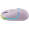 CANYON MW-22, 2 in 1 Wireless optical mouse with 4 buttons,Silent switch for right/left keys,DPI 800/1200/1600, 2 mode(BT/ 2.4GHz),  650mAh Li-poly battery,RGB backlight,Pearl rose, cable leng...