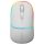 CANYON MW-22, 2 in 1 Wireless optical mouse with 4 buttons,Silent switch for right/left keys,DPI 800/1200/1600, 2 mode(BT/ 2.4GHz),  650mAh Li-poly battery,RGB backlight,Snow white, cable leng...